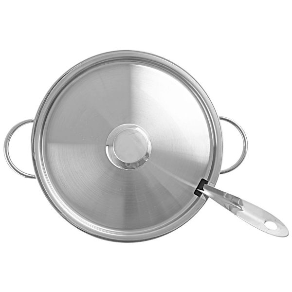 Suppeskål i rustfrit stål med låg - Elegant og praktisk til servering