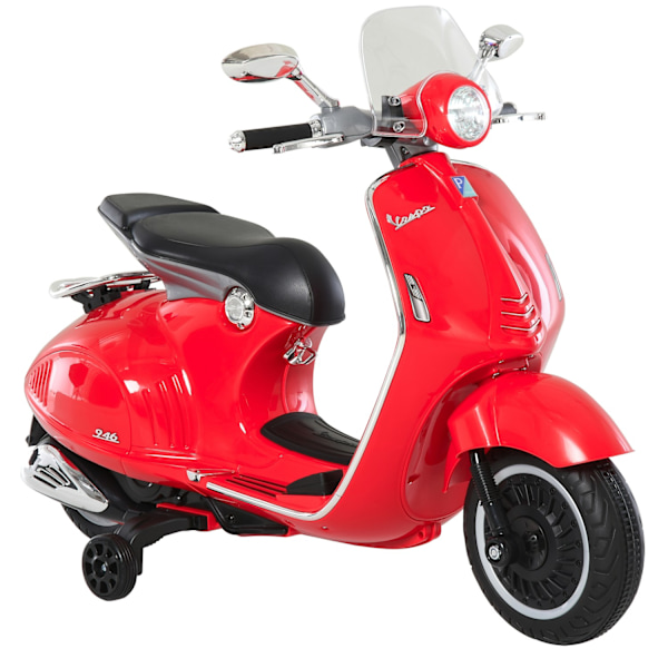 Elbil, Børnekøretøj, Børnemotorcykel, Elmotorcykel Med Mp3 Musikbelysning, 3-6 År, Pp, Rød, 108 X 49 X 75 Cm