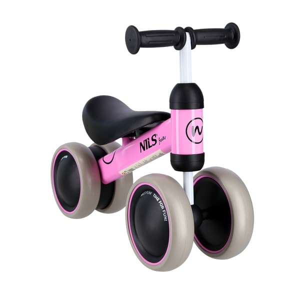 Pink balancecykel – let, justerbart sæde