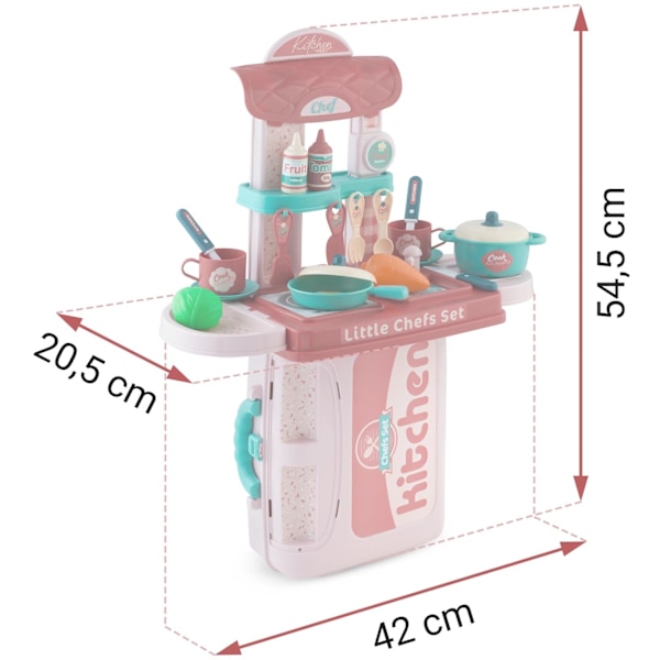 Børnekøkken med bæretaske - Ricokids 772900