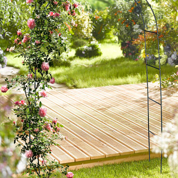 Rosenbåge i metall 240 cm