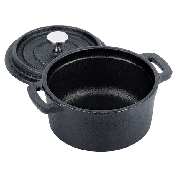 Serveringsgryta i gjutjärn med lock CAST LINE 10 cm, 250 ml