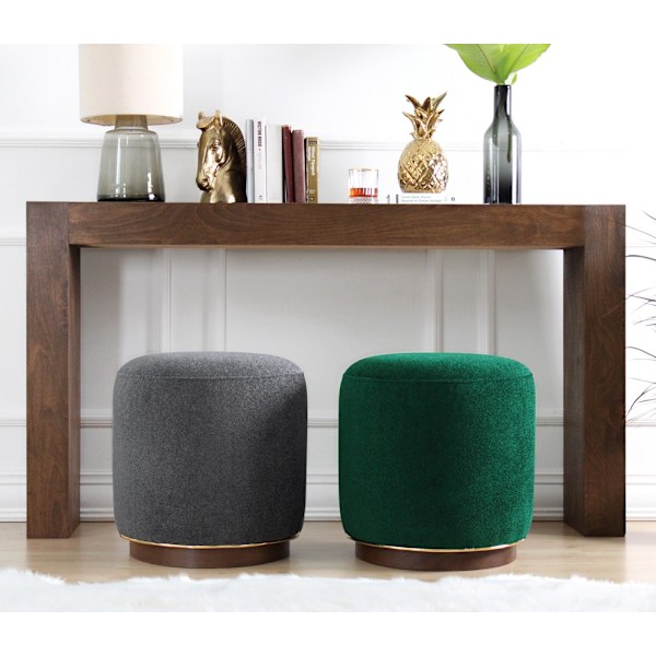 Pouffe Zeone - harmaa