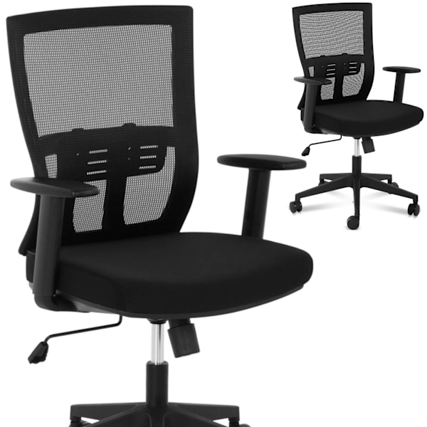 Stol, ergonomisk kontorsstol med ryggstöd i mesh och svankstöd, max. 150 kg