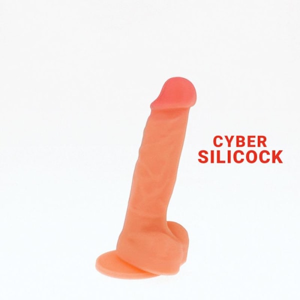 Cyber ​​Silicock - Ansel Ultra Realistic pehmeä nestesilikoni 15,5 cm -O- 2,9 cm