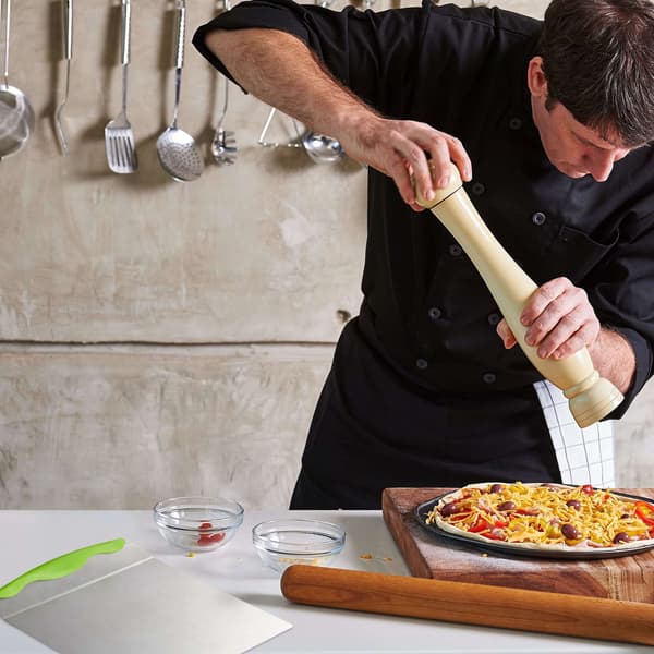 Pizzaskovl i rustfrit stål