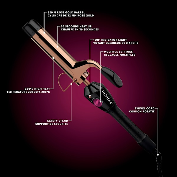 Locktång Long-Last Curl & Wave PRO RVIR1159