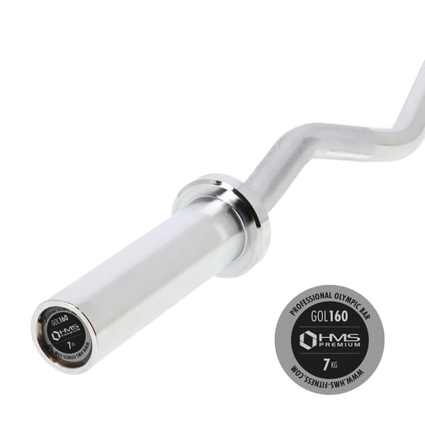 Olympic Curl Bar 120cm, 50mm laddningsdiameter