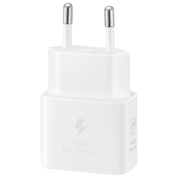 Samsung GaN USB-C 25W SFC seinälaturi valkoinen