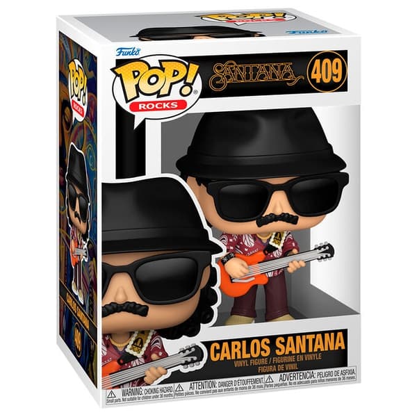 Carlos Santana popfigur, samlerobjekt vinyllegetøj, 4-tommer