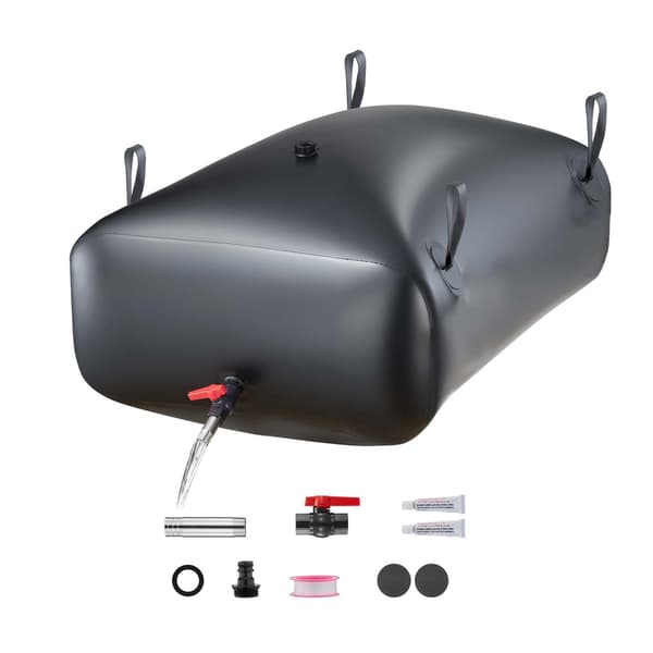 Vesisäiliö, 330L, kokoontaittuva PVC, vuotamaton