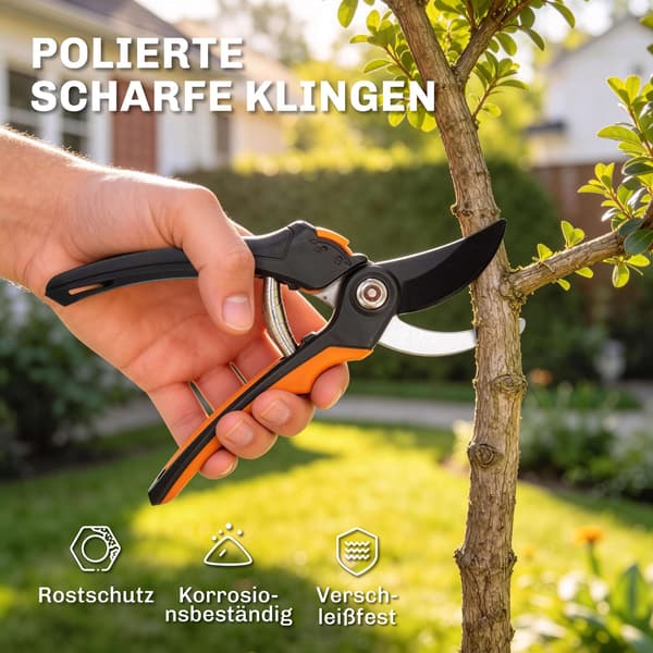 Havebeskæresakssæt, 2-delt, rustbestandige klinger
