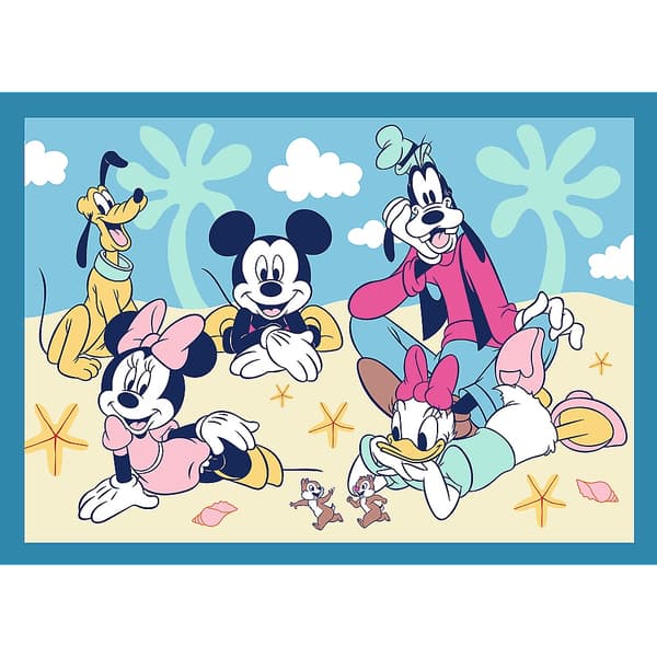 Disney Musse Pigg 4-i-1-pusselset, 35-70 bitar