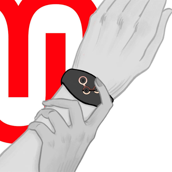 Watchme - Wireless Technology Watch Jet Black & Copper