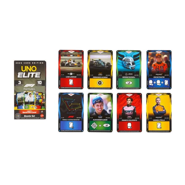 UNO Elite F1 Booster Pack -korttipeli