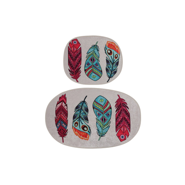 Badmatsset (2 delar) Feather Djt
