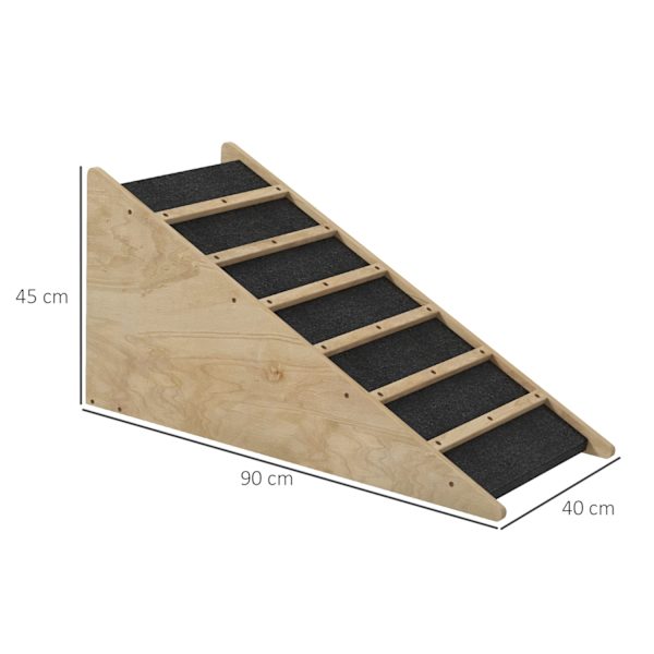 Hunderampe Skridsikret Kæledyrsrampe Til Bagagerum, Indstigningshjælp Til Mellemstore Hunde Op Til 20 Kg, 90X40X45Cm