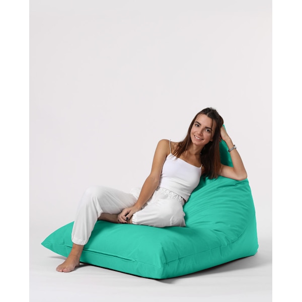Garden Bean Bag Pyramid Big Bed Puf - Turkis
