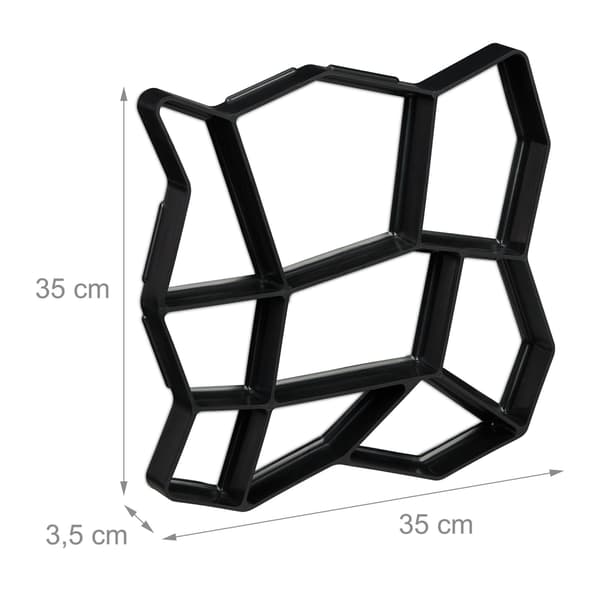 Gipsform 9 kamre 35 x 35 cm