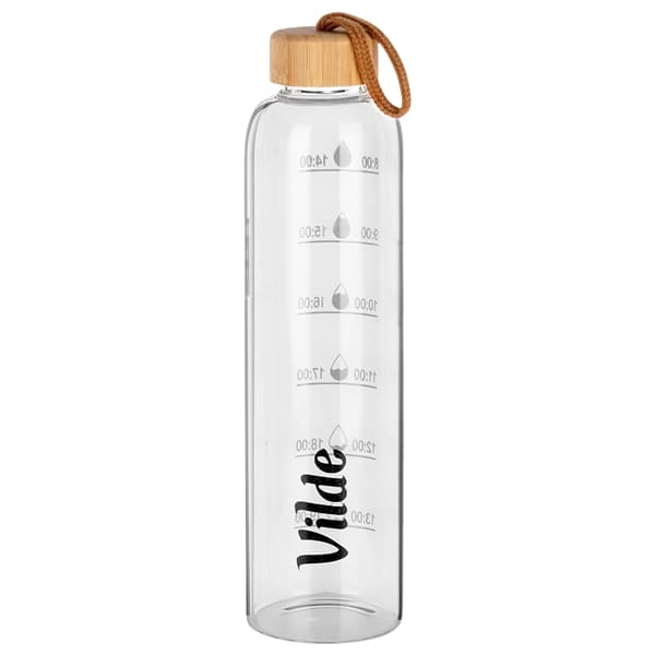 Vandflaske i glas 1 l