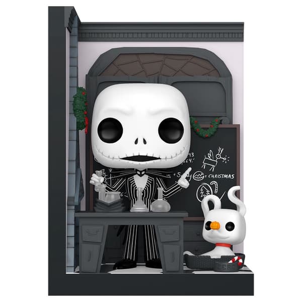 POP-figur Nooks Disney Nightmare Before Christmas Jack Skellington i Jacks værelse