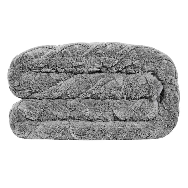 Painopeitto 20 lb, Queen 60x80 Sherpa, Harmaa