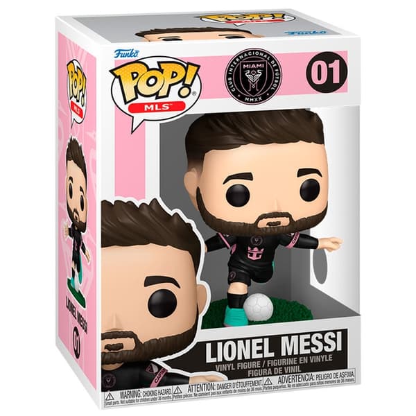 Inter Miami Lionel Messi POP-figur, samlarleksak, 5 tum