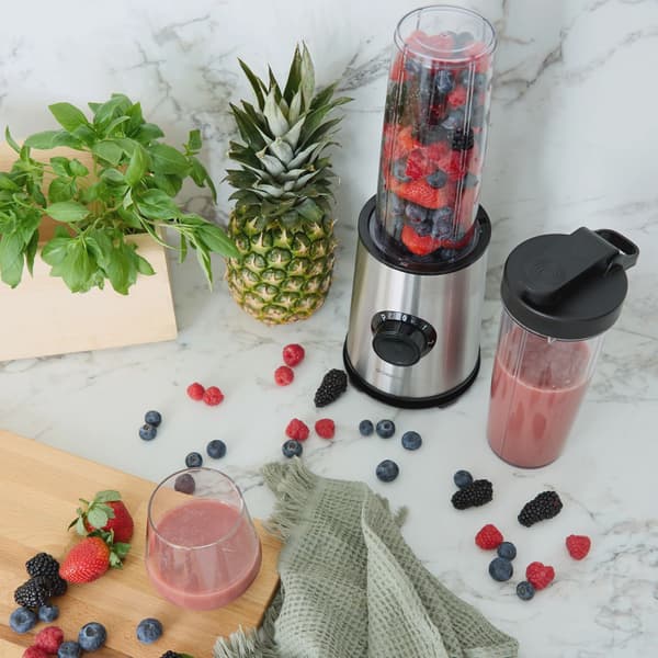 Smoothiemaskine 600W, 800ml rustfrit stål
