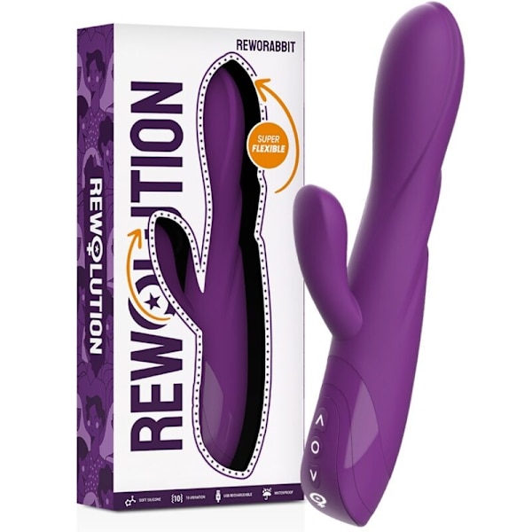 Rewolution - Reworabbit Fleksibel Vibrator Med Kanin