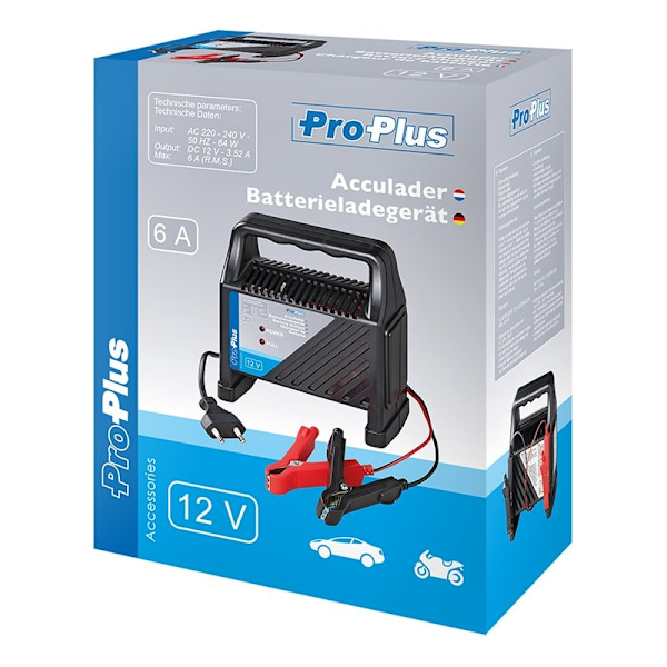 Akkulaturi 12V 6Amp.