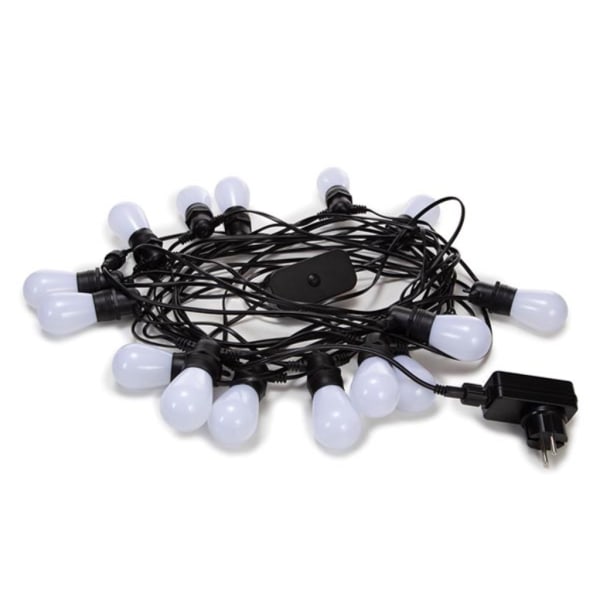 Tuya Led - 15 M - 15 Multicolor Lamper - Sort Wire - Smart