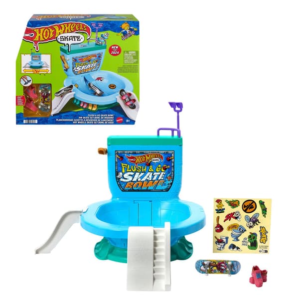 Hot Wheels Skate Flush&Go -Leikkisetti