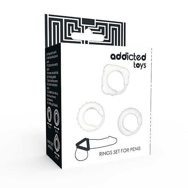 Addicted Toys - C-Ring Set Clear