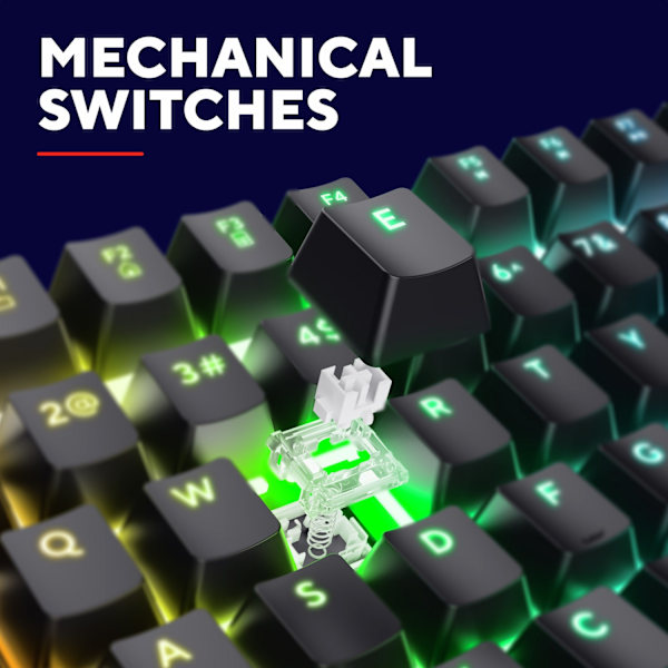 GXT 871 Zora Mekanisk gaming tastatur nordisk layout