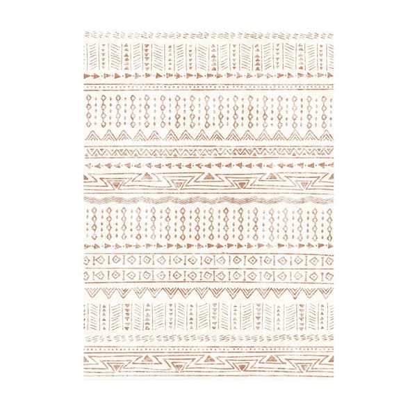 Tæppe 1,5x2,1 m, vaskbart, skridsikkert, beige