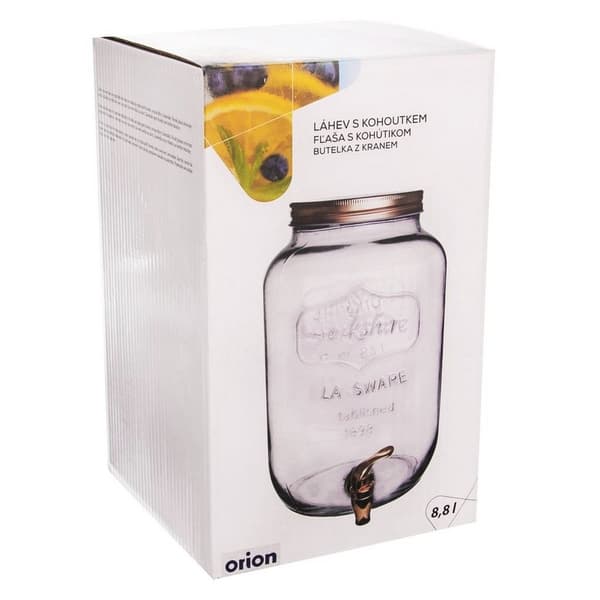 Dryckesdispenser med kran för lemonad och bål
