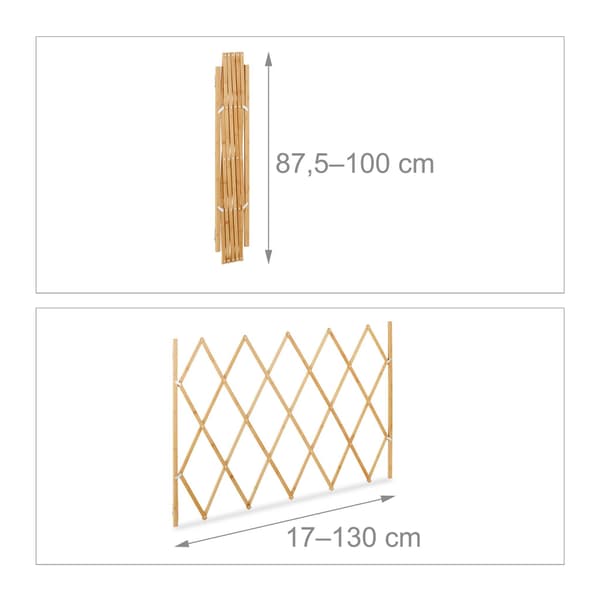 Jatkettava koiran este, luonnollinen bambu