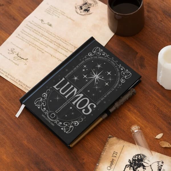 Lumos A5 LED notesbog med pen, førsteklasses kvalitet