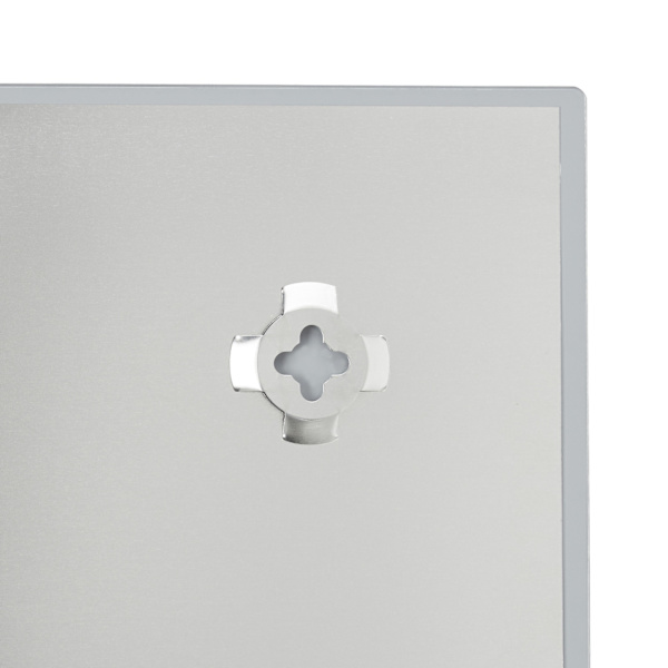 Hvidt glas magnettavle