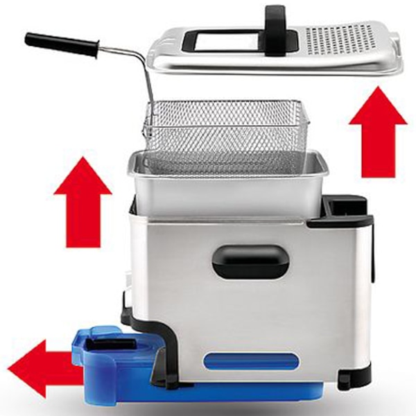 Frituregryde Oleoclean Digital Timer 3,5L 2300W