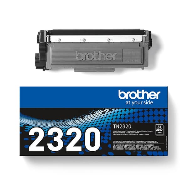 BROTHER Toner TN2320 TN-2320 Sort
