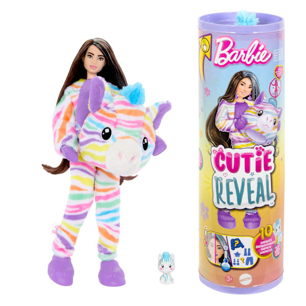 Barbie Cutie Reveal Color Dreams Zebra