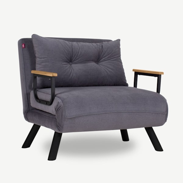 1-sædet sovesofa Sando Single - Grå