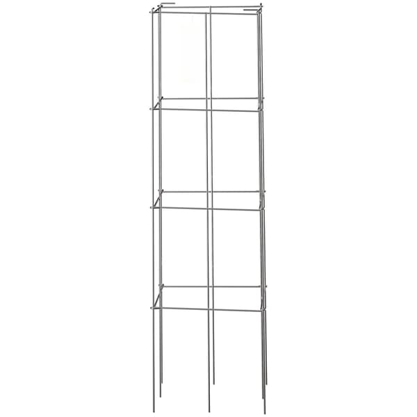 Tomatburar, 114 cm höga, 5-pack PVC-belagd stål