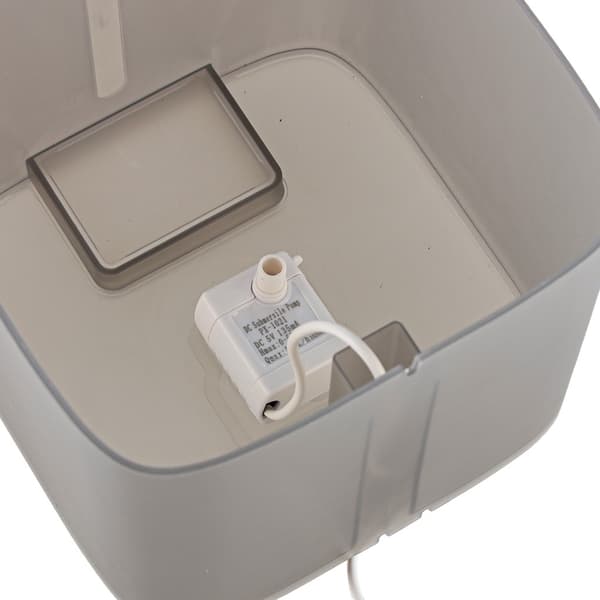 Kæledyrsfontæne 2L, USB-pumpe, kulfilter