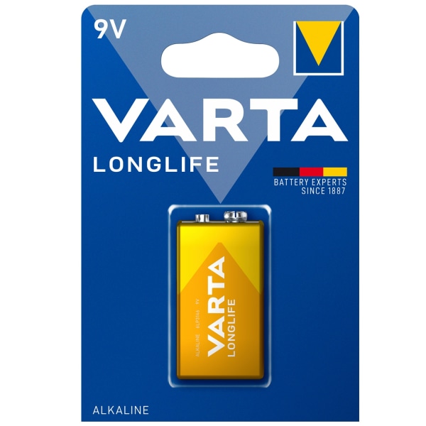 Longlife 9V batteri 1-pak