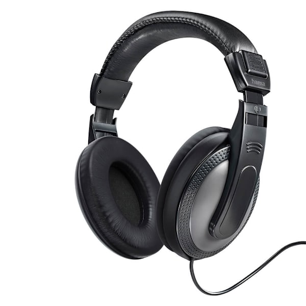 HAMA Headphone Over-Ear Wired Shell Musta