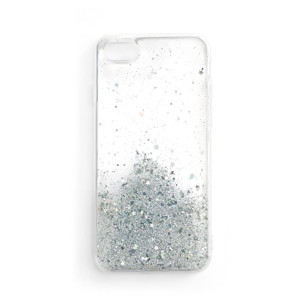 Glänsande fodral med glitter för Samsung Galaxy A42 5G Star Glitter transparent