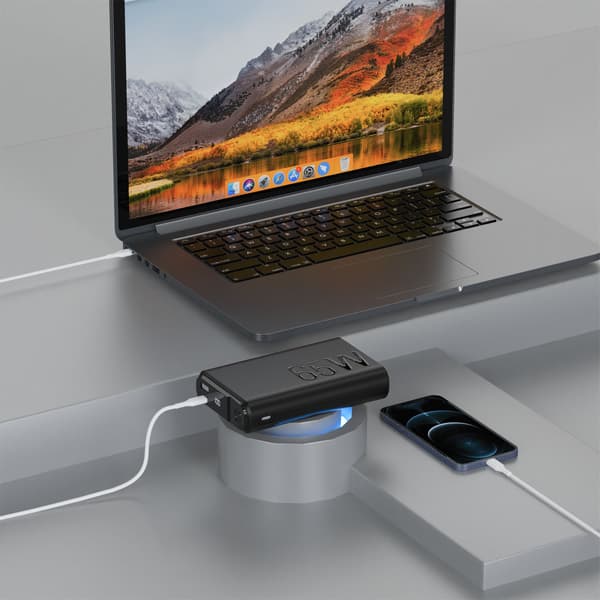 PowerBank 20.000 mAh 65W PD Sort