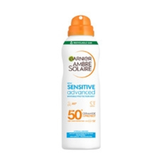 GARNIER - Ambre Solaire Sensitive Advanced Face Mist SPF 50+ (light sensitive skin) 150ml